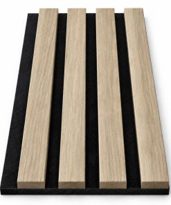 Wpc Simil Madera Lambrin DUO Negro/Marron Claro / 804301-9