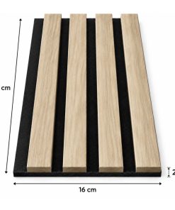 Wpc Simil Madera Lambrin DUO Negro/Marron Claro / 804301-9