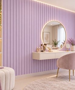 Pack X10 Wpc Simil Madera Lambrin 2.90x16 cm Lila Q-C1008-2