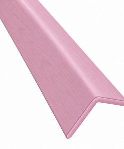 Perfil Esquinero L Panel Para WPC Pared Rosa / Q-C1006-2