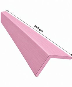Perfil Esquinero L Panel Para WPC Pared Rosa / Q-C1006-2