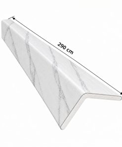 Perfil Esquinero L Panel WPC Pared Blanco Marmol / 510202-2