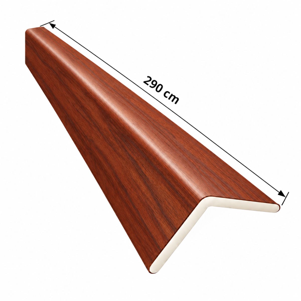 Perfil Esquinero L Panel WPC Pared Caoba Rojizo / NB68701-9