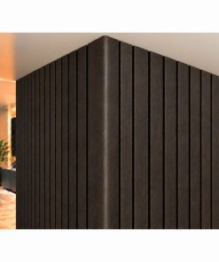 Perfil Esquinero L Panel WPC Pared Ebano Negro / 800023-100