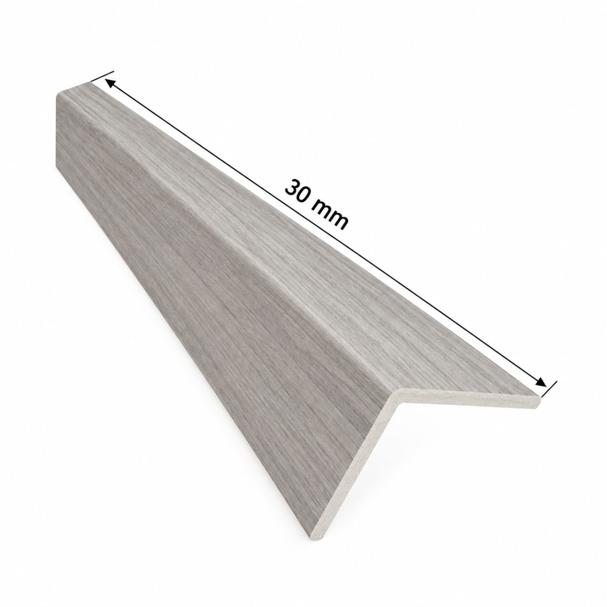 Perfil Esquinero L Panel WPC Pared Gris Claro/ 807806-41