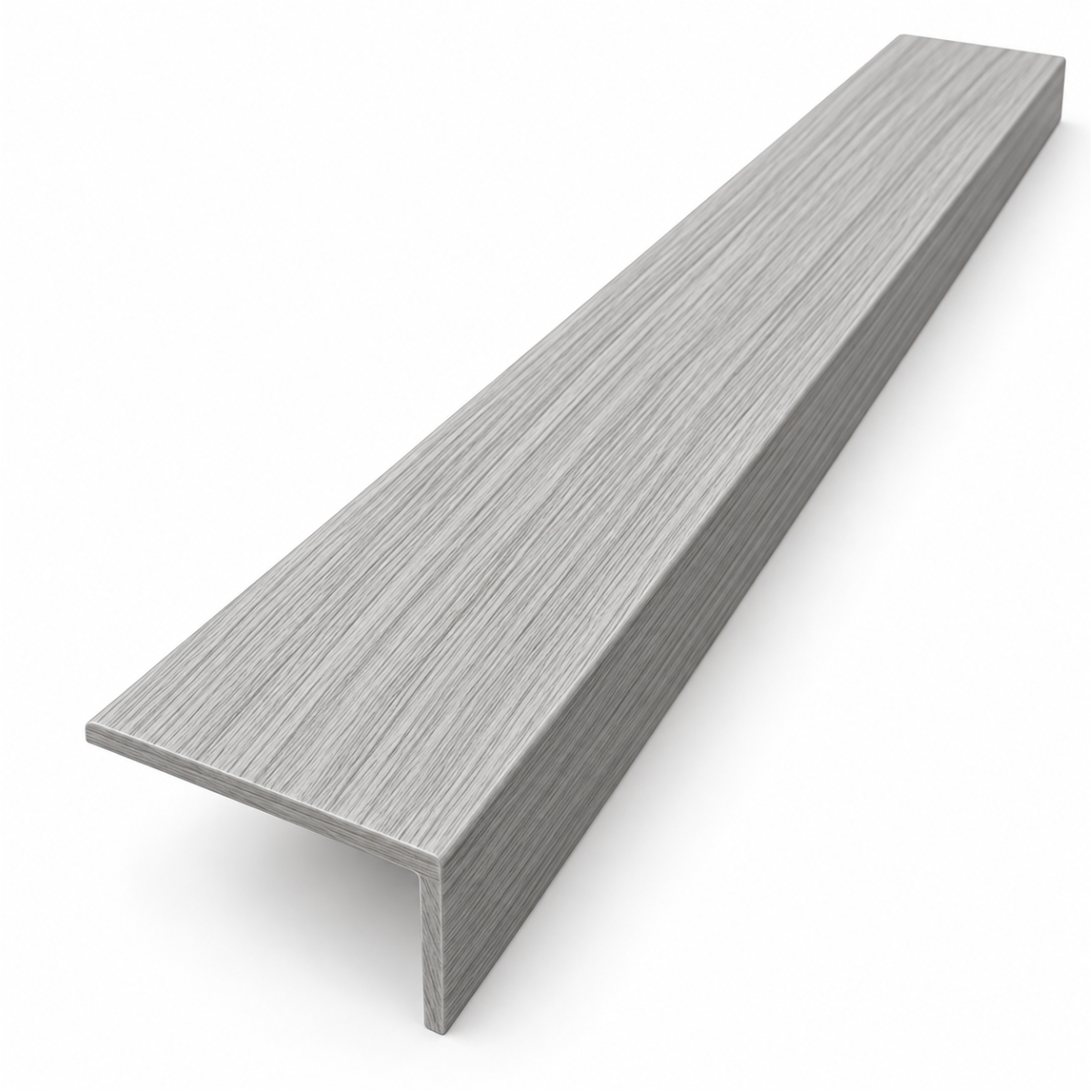 Perfil Esquinero L Panel WPC Pared Gris/Negro / Q-K7001-A153