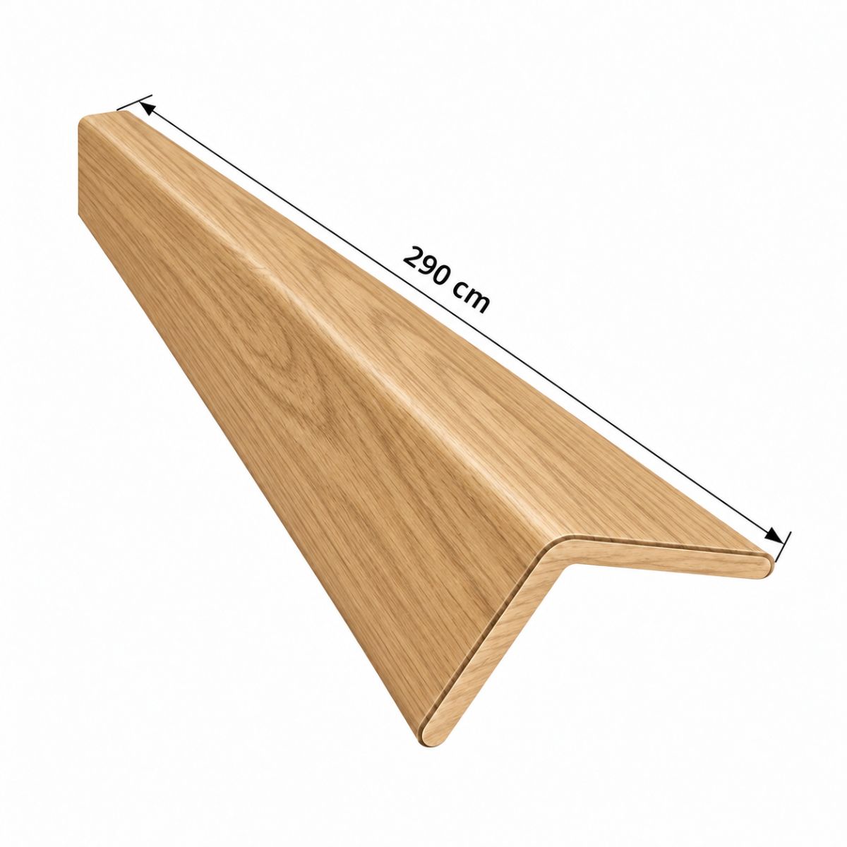 Perfil Esquinero L Panel WPC Pared Roble Dorado / 800911-9 Perfil Esquinero L Panel WPC Pared Roble Dorado / 800911-9