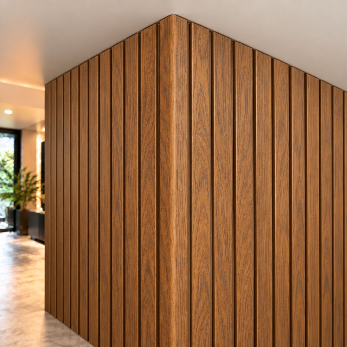 Perfil Esquinero L Panel WPC Pared Roble Miel / 801212-28