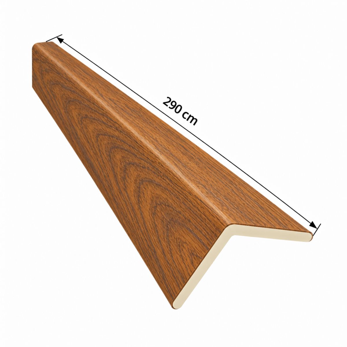 Perfil Esquinero L Panel WPC Pared Roble Miel / 801212-28