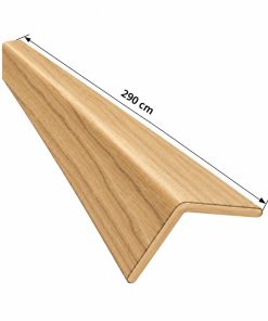Perfil Esquinero L Panel WPC Pared Roble Natural / 805202-26