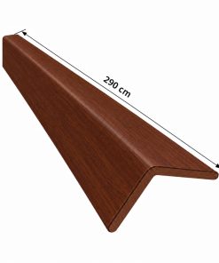 Perfil Esquinero L Para Panel WPC Pared Caoba / QK7197-302