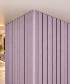 Perfil Esquinero L Para Panel WPC Pared Lila / Q-C1008-2