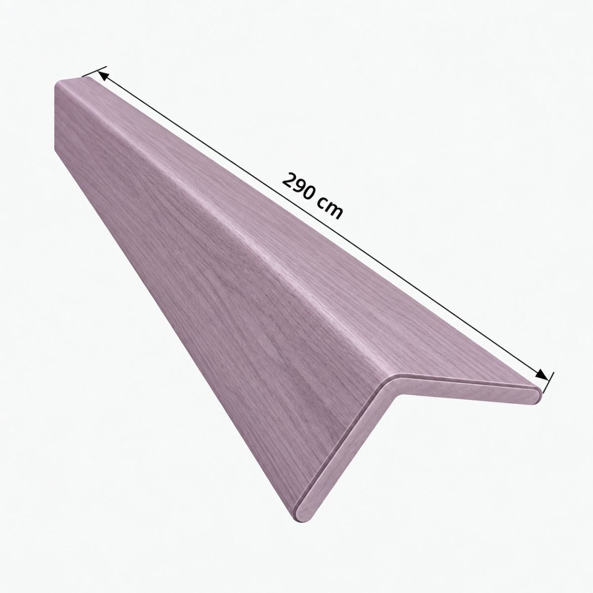 Perfil Esquinero L Para Panel WPC Pared Lila / Q-C1008-2