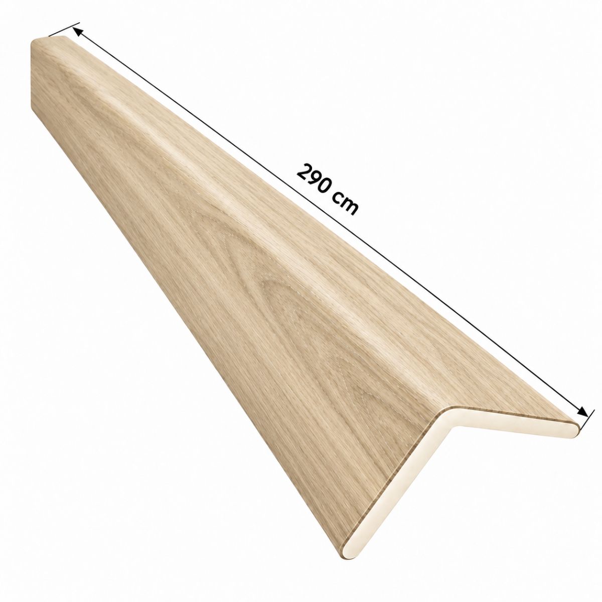Perfil Esquinero L Para Panel WPC Pared Roble Natural / P46 Perfil Esquinero L Para Panel WPC Pared Roble Natural / P46
