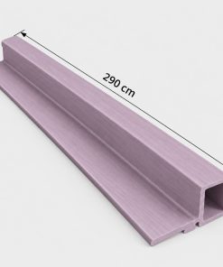Perfil de Inicio Para Panel WPC Pared Lila / Q-C1008-2