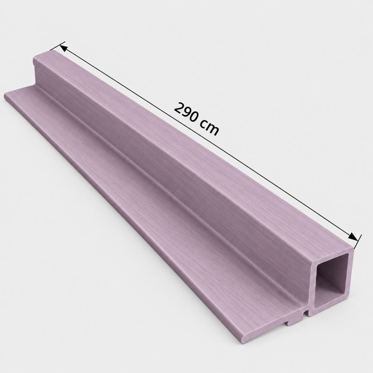 Perfil de Inicio Para Panel WPC Pared Lila / Q-C1008-2