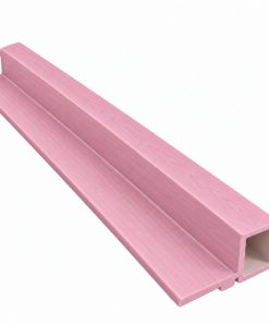 Perfil de Inicio Para Panel WPC Pared Rosa / Q-C1006-2