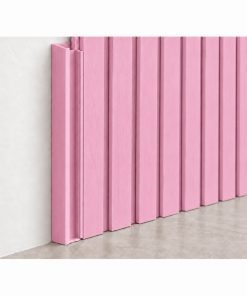 Perfil de Inicio Para Panel WPC Pared Rosa / Q-C1006-2
