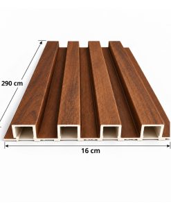 Wpc Revestimiento Simil Madera 2.90x16 cm Marron / 801305-9