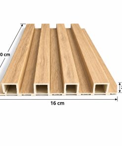 Wpc Revestimiento Simil Madera 2.90x16 cm Marron / 805202-26