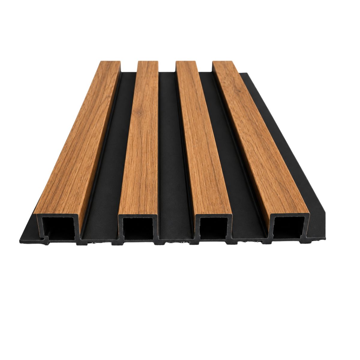 Wpc Simil Madera Lambrin 2.90x16 cm DUO Negro/Caoba / P45