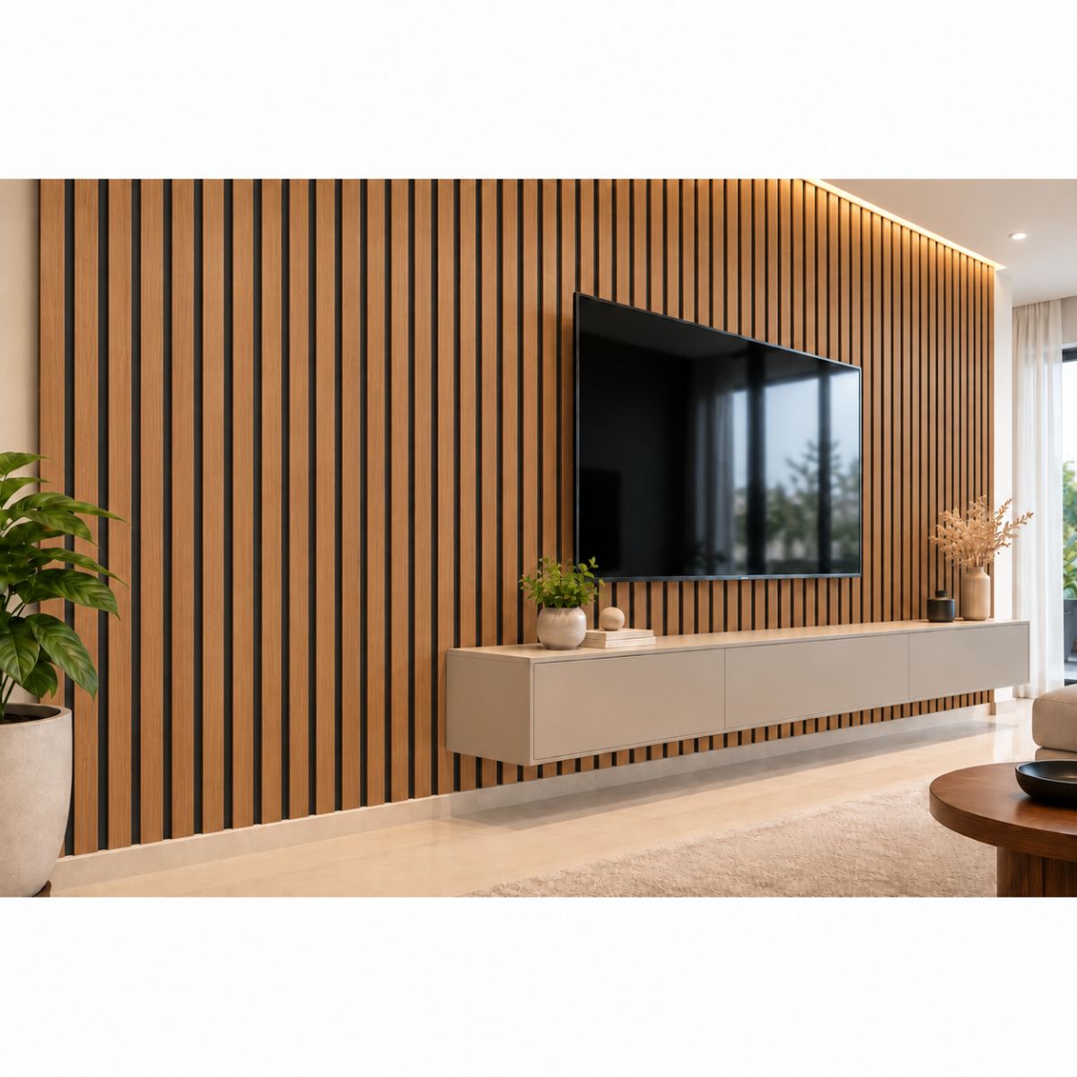 Wpc Simil Madera Lambrin 2.90x16 cm DUO Negro/Caoba / P45