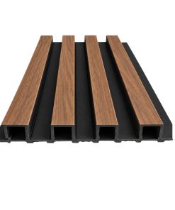 Wpc Simil Madera Lambrin 2.90x16cm DUO Negro/Roble 806802-2