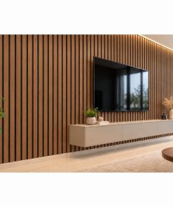 Wpc Simil Madera Lambrin 2.90x16cm DUO Negro/Roble 806802-2