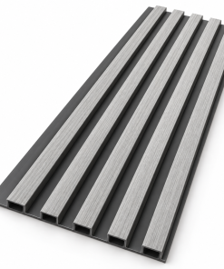 Wpc Simil Madera Lambrin DUO Negro/Gris / Q-K7001-A153