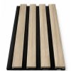 Wpc Simil Madera Lambrin DUO Negro/Marron Claro / 804301-9