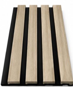 Wpc Simil Madera Lambrin DUO Negro/Marron Claro / 804301-9